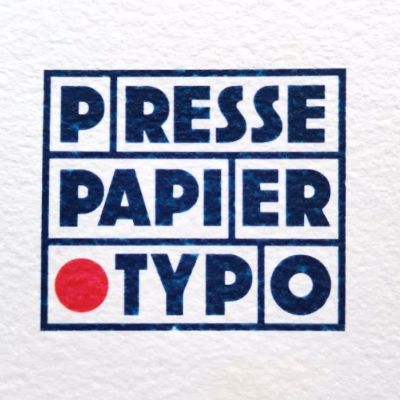 Presse Papier Typo